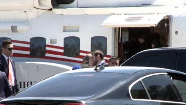 Helikoptere Bilal Erdoğan ve damadı Berat Albayrak da bindi