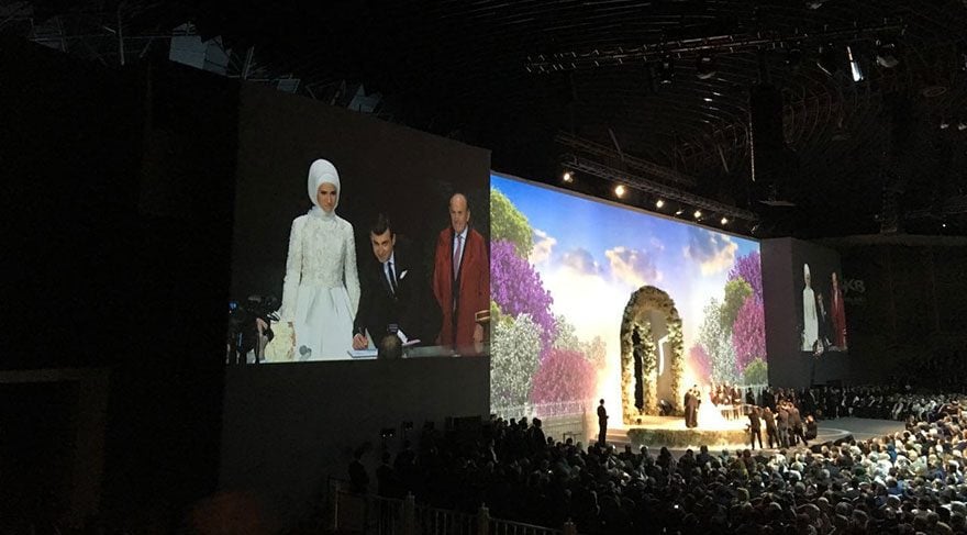 Sümeyye Erdoğan'ın nikahına gitseydiniz bunları izleyecektiniz