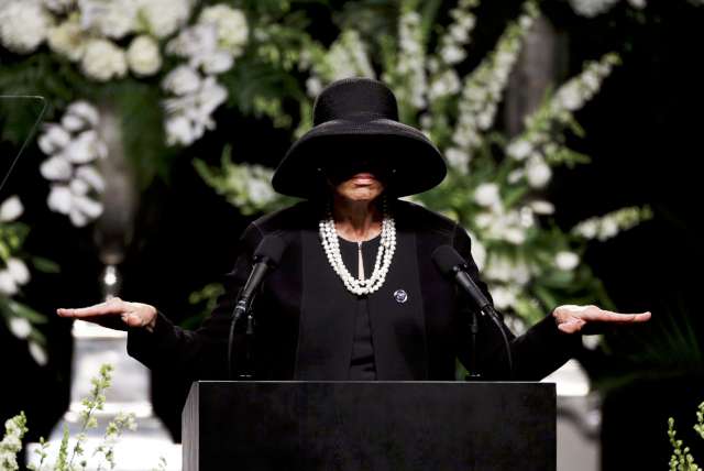 FOTO: REUTERS/ Muhammed Ali'nin son eşi Lonnie Ali, ilk anma konuşmasını yapan isimdi...