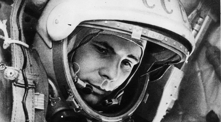 Uzaya ilk çıkan  insan, Rus Kozmonot  Yuri Gagarin