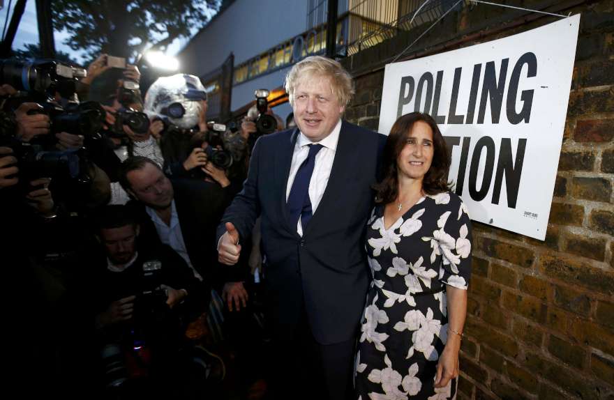 Boris Johnson ve eşi Marina Wheeler (Foto: Reuters)