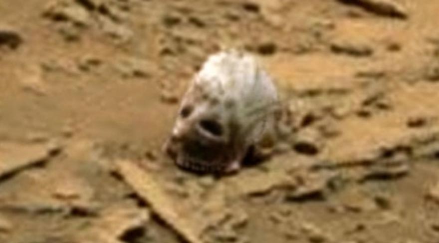'Mars'ta kafatası bulundu' iddiası!