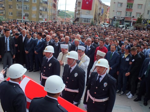 Foto: DHA / Şehit polis memuru Duha Beker'in cenazesi