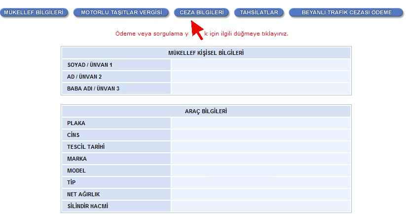 Trafik Cezası Sorgulama
