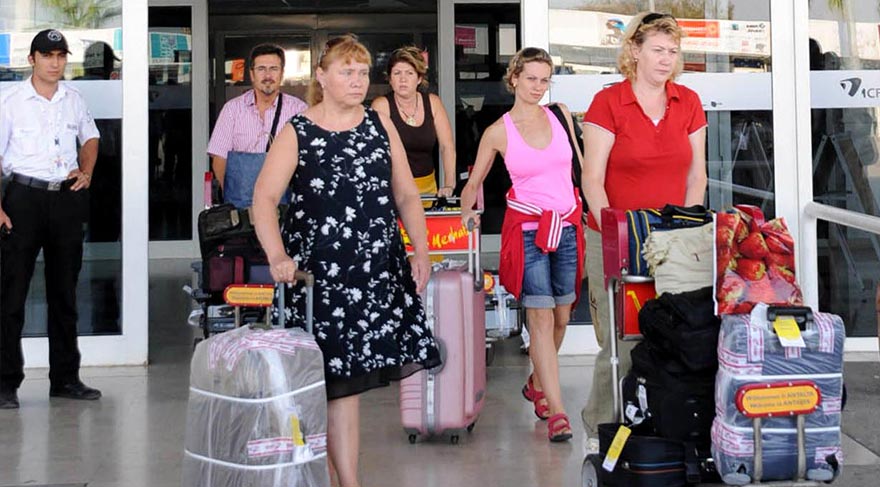 Rus turistte düşüş yüzde 96 oldu