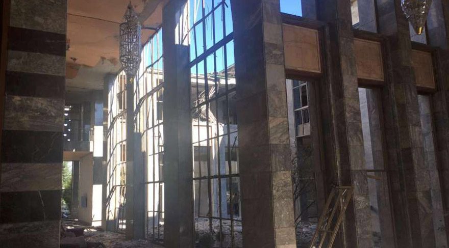 Bombalanan TBMM büyük hasar gördü
