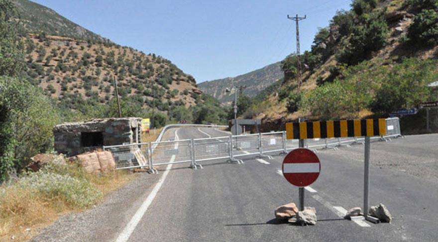 Tunceli-Ovacık karayolu 3 gün trafiğe kapatıldı