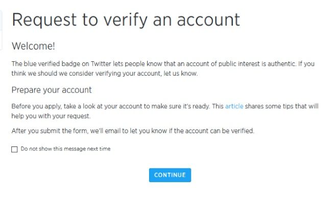 twitter - onayli hesap basvurusu 1