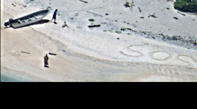 Kuma yazdıkları SOS mesajı kurtuluşları oldu
