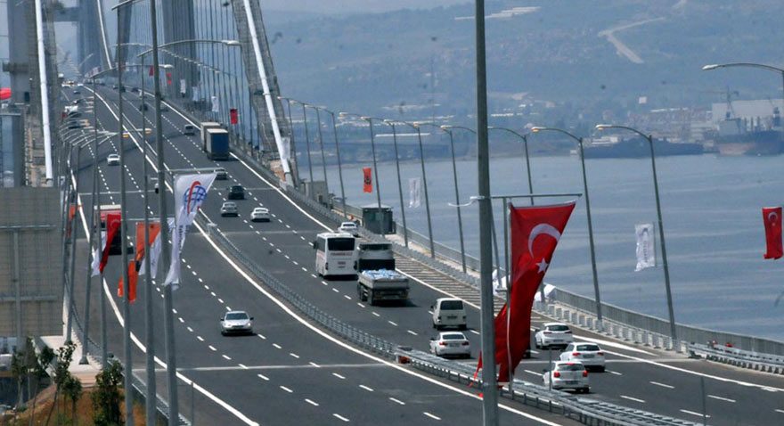 Osmangazi Köprüsü'nden günde 13 bin araç geçiyor