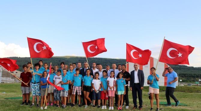 İstanbullu golfçüler, Ardahan&#39;da kamp yaptı