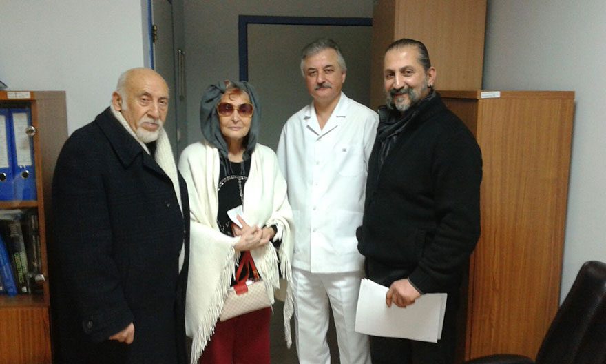 SESAM Başkanı Yılmaz Atadeniz, Leyla Sayar, Dr. Haluk Bacanakgil, Cengiz Güçlü