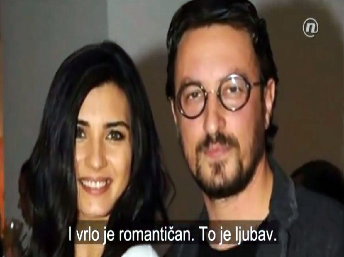 TUBA BUYUKUSTUN, HIRVATISTAN'DAKI NOVA TV'NIN SORULARINI YANITLARKEN,ESI ONUR SAYLAK'I COK ROMANTIK BIRI OLARAK NITELENDERDI. (FOTOGRAF:DHA)