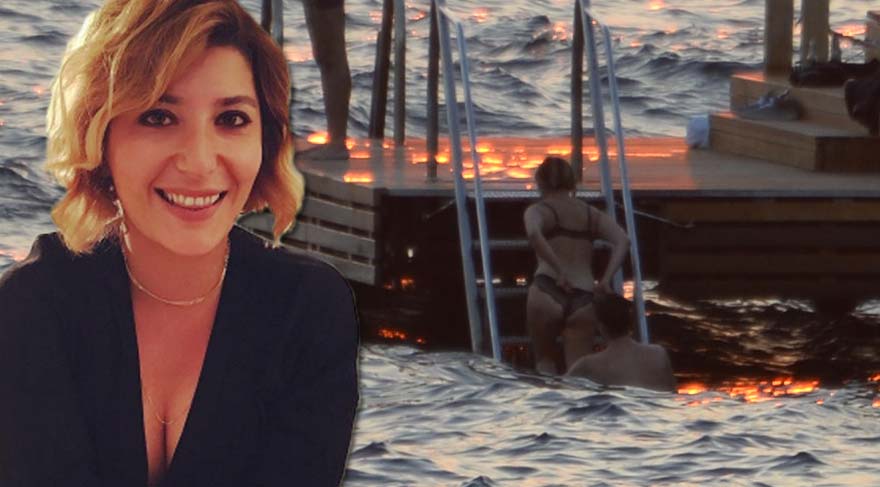 Şebnem Bozoklu Bodrum'da yakalandı