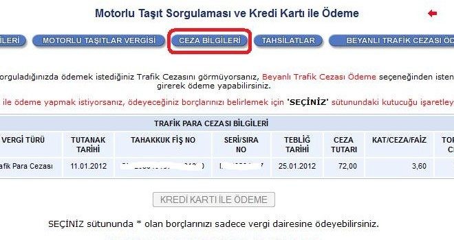 Trafik Cezası Sorgulama