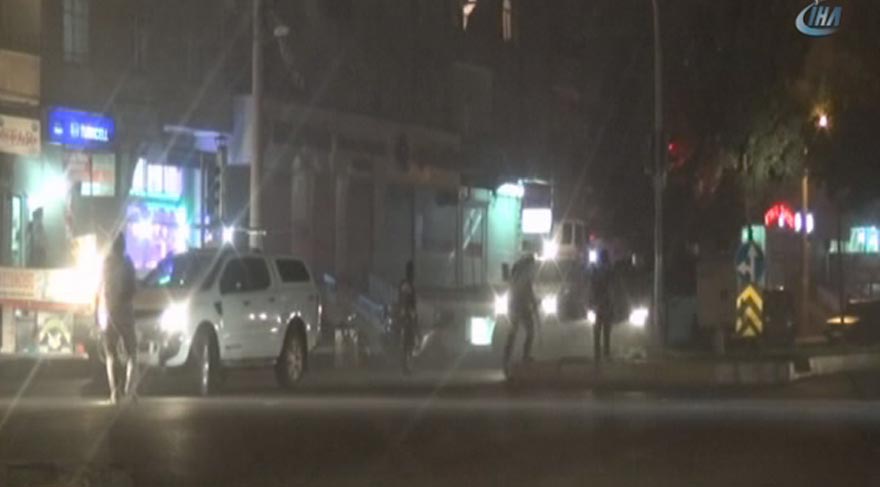 PKK yandaşları tarafından polise saldırı!