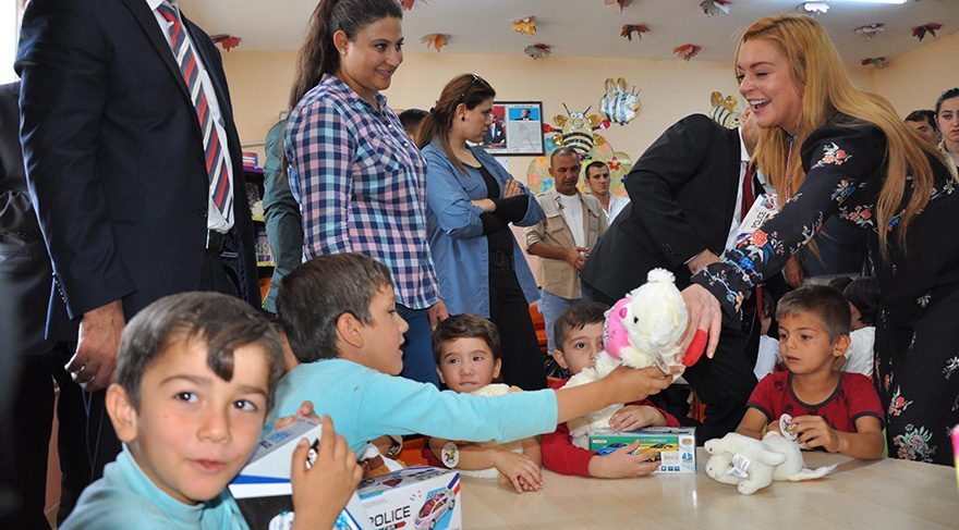 Lindsay Lohan ameliyattan sonra Gaziantep'te