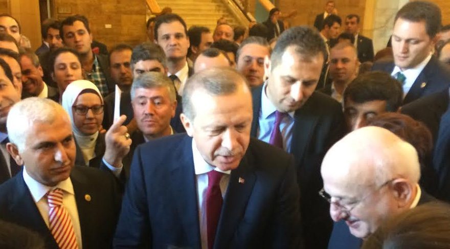 Erdoğan'a Meclis'ten yoğun ilgi