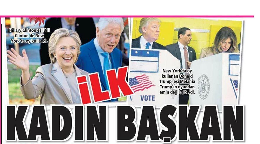 Posta, Clinton’ı Başkan ilan edip suçu taşra oylarına bağladı.