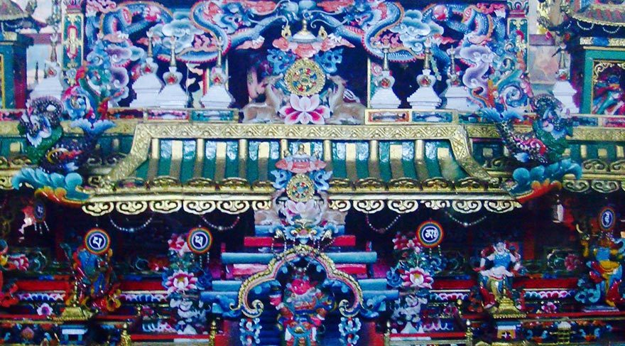 Sangthokpalri; yapımı 5 yıldan uzun süren müthiş bir ahşap sanat eseri.