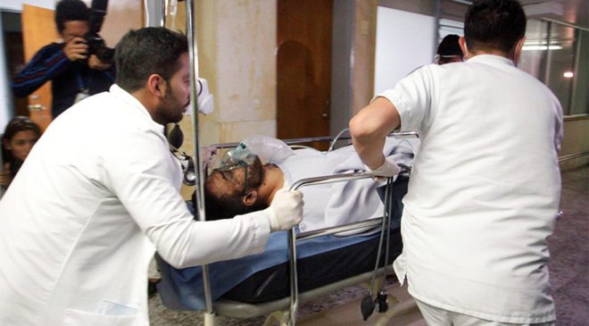 FOTO: REUTERS/ Futbolcu Alan Luciano Ruschel hastanede tedavi altına alındı.