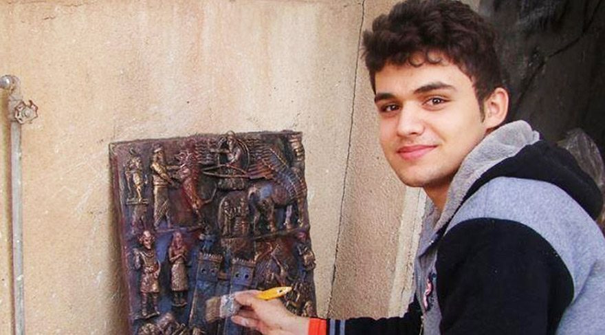 17 yaşındaki genç IŞİD'e sanatıyla cevap veriyor