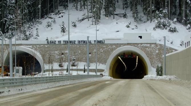 Ilgaz 15 Temmuz İstiklal Tüneli, pazartesi açılıyor