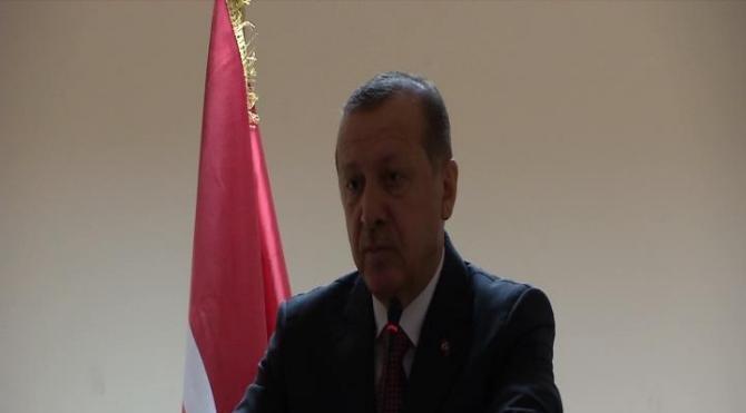 Cumhurbaşkanı Erdoğan ziyarette bulunduğu Çevik Kuvvet Şube Müdürlüğü&#39;nde konuştu