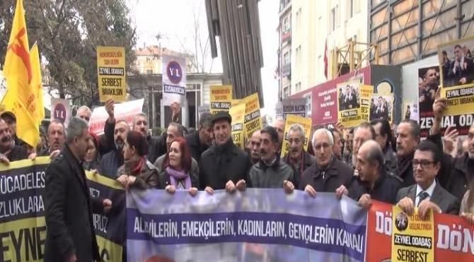 Yol TV kararı ve Cemevi Başkanı Odabaş'ın gözaltına alınması protesto edildi