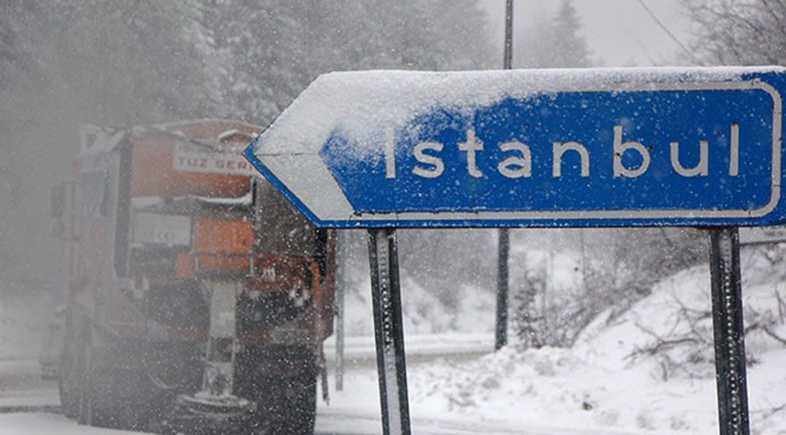 Kar İstanbul'a giriş yaptı!