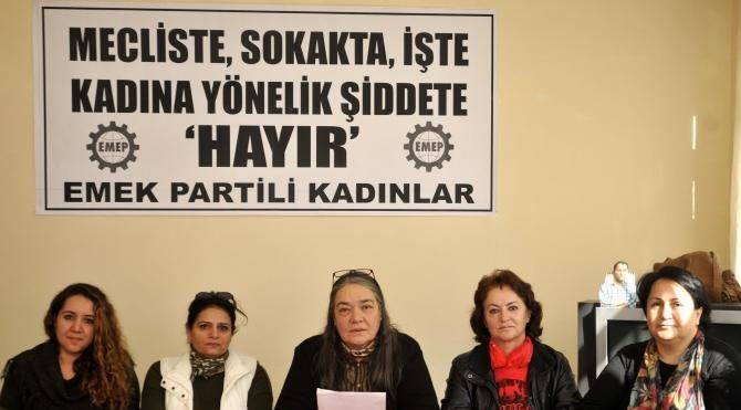 CHP, HDP ve EMEP&#39;li kadınlardan Enç&#39;e tepki