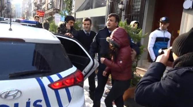 Beyoğlu&#39;nda bir kadının &#39;rehin tutuluyorum&#39; ihbarı polisi alarma geçirdi