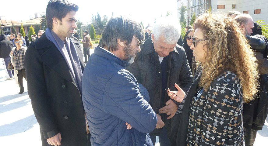 Rıdvan Dilmen de cenazeye katıldı. Fotoğraf: DHA