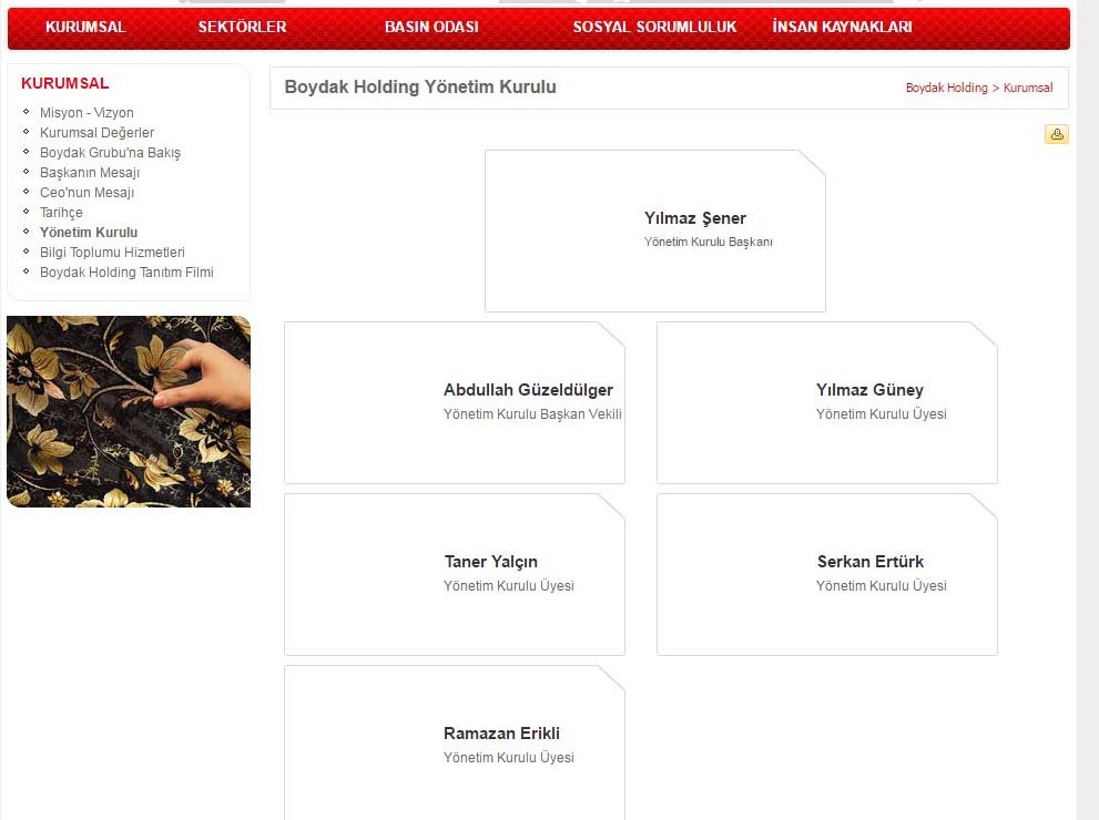 İşte Boydak Holding'in yeni yönetim kurulu.