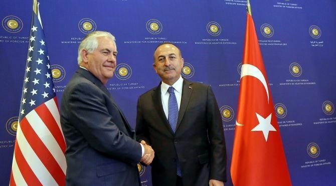 Dışişleri Bakanı Çavuşoğlu, ABD&#39;li mevkidaşı Tillerson ile görüştü