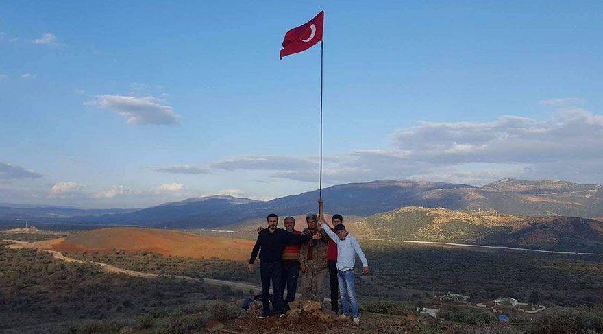 Sınırda sözde PKK bayrağı krizi