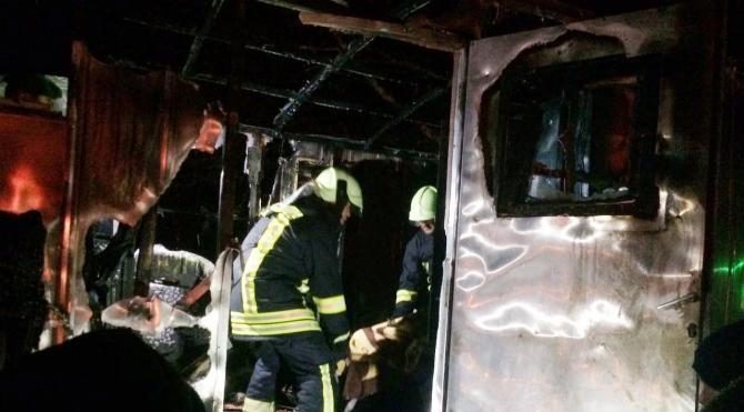 Çivril&#39;de DSİ şantiyesinde yangın: 1 ölü, 2 yaralı