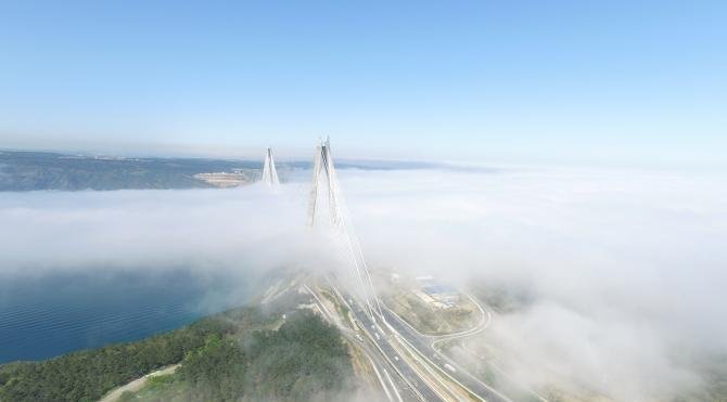 İstanbul&#39;un karadeniz kıyılarında sis etkili oluyor