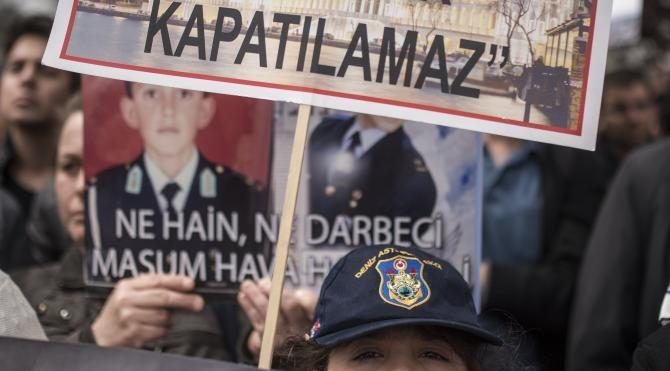 Beşiktaş'ta askeri okullar açılsın eylemi