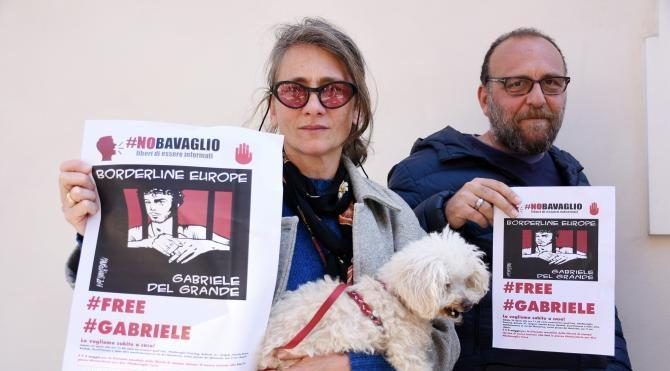 Türkiye’de 13 gündür gözaltında tutulan Gabriele Del Grande için İtalya’da destek eylemleri yapıldı