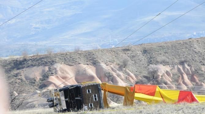 Kapadokya&#39;da balon kazası: 1 ölü, 20 yaralı (2) yeniden