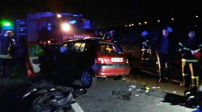 Gaziantep&#39;te zincirleme trafik kazası: 5 ölü (1)