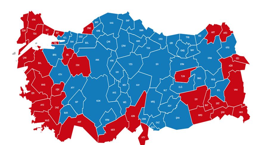 Büyük kentler 'hayır' diyor