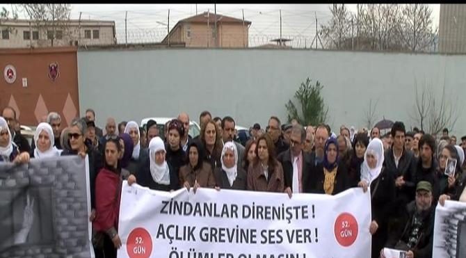 Bakırköy Cezaevi önünde eylem