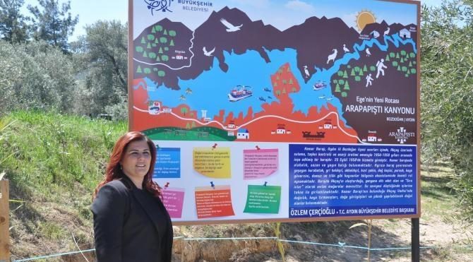 Aydın&#39;da Arapapıştı Kanyonu turizme açılıyor