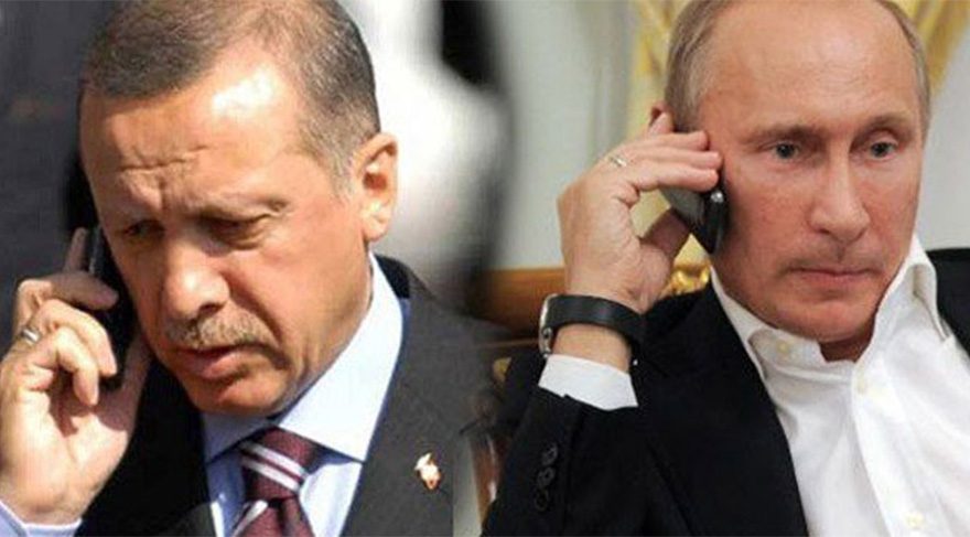 Erdoğan ile Putin'den 'kimyasal saldırı' görüşmesi