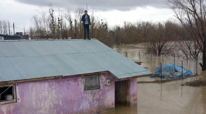 Muş&#39;ta sel ve taşkınlardan 40 ev zarar gördü