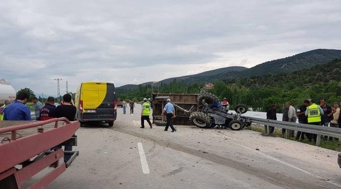 Amasya&#39;da kaza: 1 ölü, 3 yaralı