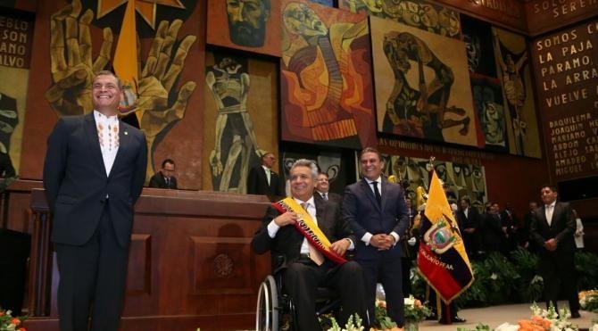 Ekvator’da Lenin Moreno başkanlık görevi devraldı
