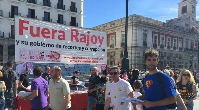İspanya yolsuzluğa karşı sokağa çıktı